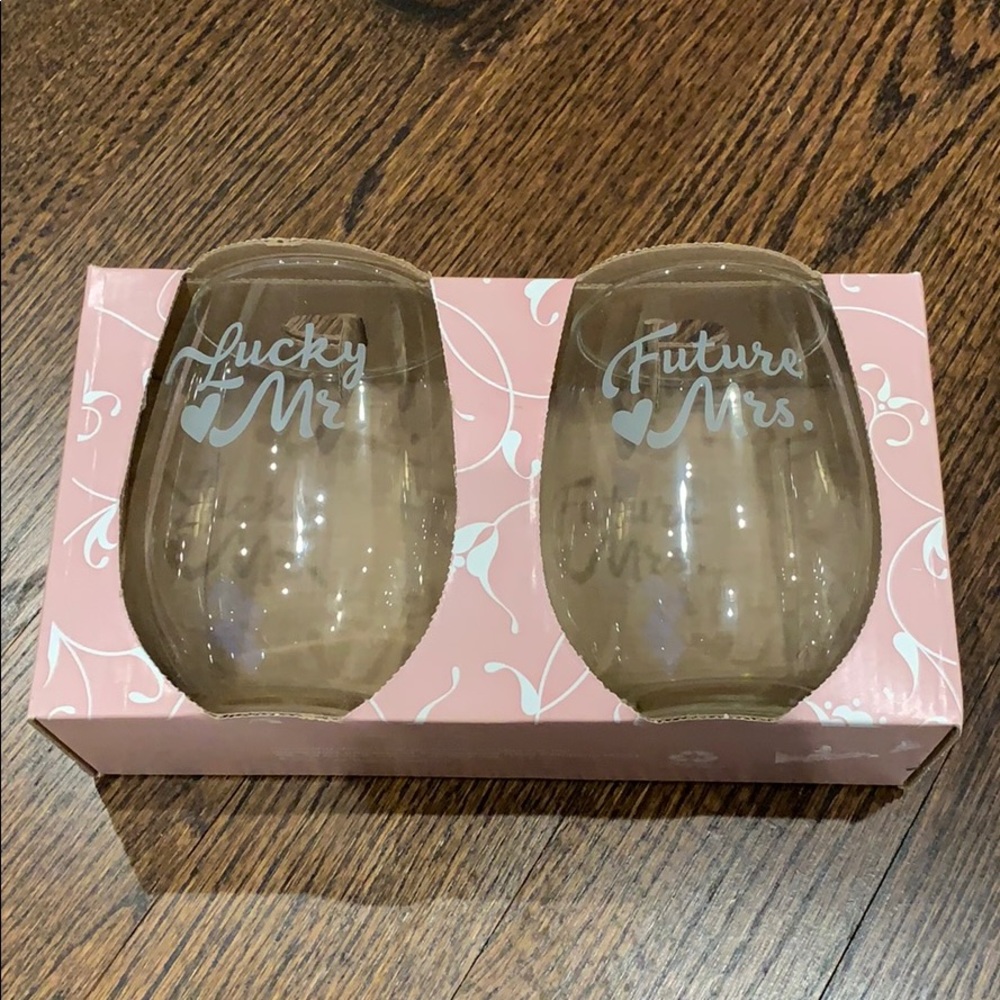 Brand new never opened stemless wine glasses